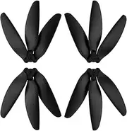 2 Pairs Drone Propellers for D-JI Mavic Mini 2/Mini 3-Blades Quick Release Props(Black)