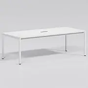 LYXWGRZD Conference Table, 62.9" L x 31.4" W x 29.5" H Meeting Table, Rectangle Shaped Seminar Table, Training Table for Office Seminar Conference Training Room