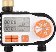 Digital Automatic Watering Timer with 2 Hose Connectors Programmed Garden Irrigation Timer Sprinkler Irrigation Co Roller for Lawn Farmland Cour ard Greenhouse