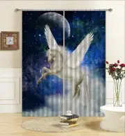 3D Planet Pegasus7 Blockout Photo Curtain Print Curtains Drapes Fabric Window AU