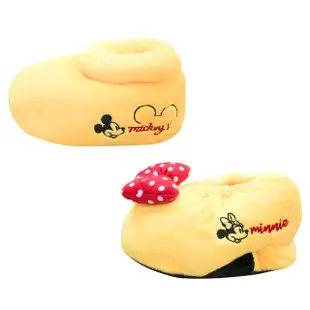 【收納王妃】Disney 迪士尼 米奇米妮造型 室內包鞋(室內拖鞋 保暖 舒適 柔軟)