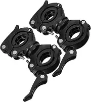 Healeved 2pcs Rotatable Crutch Stand for Wheelchair Lightweight Cane Holder Sturdy Crutch Accessories Easy Install