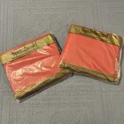 Springmaid Wondercale Percale Sheets Queen Fitted Flat Pinafore Solids Red