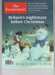 BORIS JOHNSON THE ECONOMIST MAGAZINE DECEMBER 7 2019 NIGHTMARE BEFORE CHRISTMAS