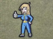 fallout vault girl embroideredpatch