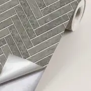 [Namly Design] Contact Paper - Herringbone Stone Pattern / Peel and Stick
