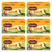 Celestial Seasonings Vitamin C Shine Herbal Tea 20 Count Caffeine Free Blend
