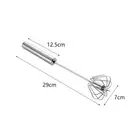 304 Stainless Steel Egg Whisk Semi Automatic Egg Beater Manual Hand Mixer Se _SE