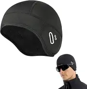 [Voarge] Winter Hat, Winter Hat Men Women, Cycling Hat, Winter Windproof, Running Hat, Warm Winter Cycling Hat for Men Women, Windproof Cycling Hat, Sports Hat, Helmet Hat, Black, 56-62
