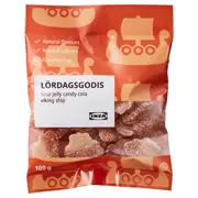 LÖRDAGSGODIS sour jelly candy, cola flavour, 100 g