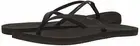 Woman Reef Bliss Nights Flip Flops Sandal Vegan Leather RF0A2U1J Color Black New