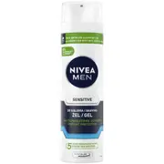 Nivea Men Sensitive - alcohol-free protective shaving gel, 200ml