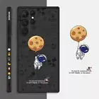 For Samsung S23 S22 Plus S21 S20 A13 A51 A52 Astronaut Silicone Strap Case Cover