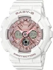 CASIO Baby-G Resin Band Analog Digital Watch for Women - White, casual