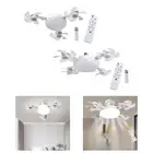 Ceiling Fan with Light Pendant Lamp Remote Control Decoration Modern LED Lamp