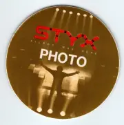 Styx Kilroy Was Here Backstage Pass Original 1984 Rock Concert Mr. Roboto Gold