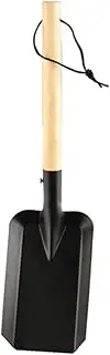 1Pc Portable Wooden Handle Garden Shovel Durable Weeding Tool for Home and Outdoor Planting Lightweight Design for Digging and Flower Planting
