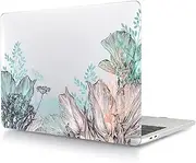 Hard Case Compatible with New MacBook Pro 16 inch Case 2021 Release A2485 M1 Pro / M1 Max with Retina Display & Touch ID, Color Printing Matt Plastic Hard Shell Case Cover - Leaves