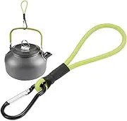 Elastic Rope with Carabiner | Camping Tent Carabiner with Strap | Camping Tent Fastening System for Hand Cart Tarps RV Mountaineering Trekking Hiking