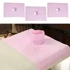 3x Pink Beauty Salon SPA Massage Table Bed Face Hole Towel Pad Sheet 80x50cm vt