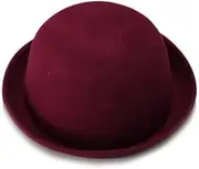 WRITWAA Hat Women Beret Hat Women Roll-up Bowler Comfortable Soft Breathable Woolen