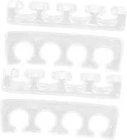 COMPUKAS Nail Tools Pairs Silicone Toe Separators Toe Dividers for Pedicure Manicure Comfortable Reusable Nail Care