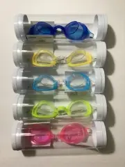 1 Pc CHILD SIZE ASSORTED COLOR SWIMM GOGGLES WITH ADJUSTABLE STRAPS - AGES 3+