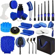 Acunny Car Wash Set, Car Cleaning Kit, Automotive Dust Cleaner Set, Portable Multifunctional Car Detail Tools Kit for Maintenance of Windscreen Vehicles