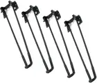 MEETWARM 16" Foldable Hairpin Legs, Black Metal Folding Table Legs, DIY Furnitur