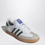 [adidas Originals] Low Samba OG White/green Trainer 4,5 UK White