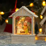 Nativity Christmas Snow Globes, Light up Snow Globe Christmas with Music, Nativi