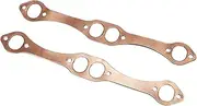 MCFPGFVKNA For SBC Oval Port Copper Header Exhaust Gaskets SB Compatible With Chevy 327 305 350 383 Reusable shim