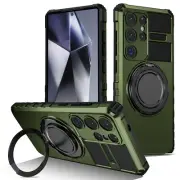 Magnetic Ring Holder Phone Case for Samsung Galaxy S20 S21 S22 S23 S24 S25 Ultra