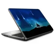 Universal Laptop Skins Wrap for 14" - Falling Stars on the trees mountains