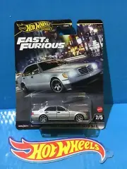2024 HOT WHEELS FAST & FURIOUS NEW MODEL MERCEDES-BENZ 500 SEL #2 SILVER 90s