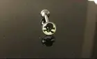 Skull and Cross Bones Tongue Bar Piercing Stud Ring Jewellery 14g