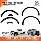 Matteblack Slim 3" Fender Flare Wheel Arch for Nissan Navara Ute D23 2021-2024