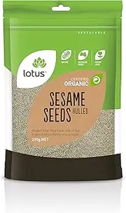Lotus Organic Hulled Sesame Seeds, x