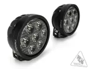 Denali D7 TriOptic LED Light Kit Black Honda Silverwing FJS600 2008 - 2014