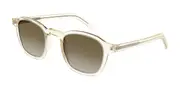 Saint Laurent SL 549 SLIM 007 Men's Sunglasses Yellow Size 47