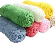 100g Balls of Assorted tufting Yarn,Colored Milk Cotton Yarn,8ply Knitting Weaving Acrylic Thread for tufting Gun and Punch Needle,3mm Crochet Hook Yarn for Carpet/Sweater/Scarf