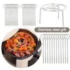 Stainless Steel Air Fryer Grill Hanging Skewers Rack for Home Kitchen Outdoor