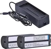 NB-CP2LH NB-CP2L Battery and Charger，Compatible for Canon SELPHY NB-CP1L, CP1300 CP1200 CP1500 CP910 CP900 CP800 CP600 CP770 Photo Printers(2 Battery Set)
