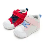 【MOONSTAR 月星】寶寶鞋MSCN系列-高筒學步鞋(紅、灰粉)