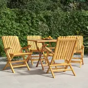 Folding Garden Chairs 4 pcs 61x67x90 cm Solid Wood Teak vidaXL