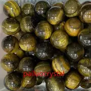 50pcs Wholesale Natural Tiger’s Eye Jasper Ball Quartz Crystal Sphere gem 20mm+