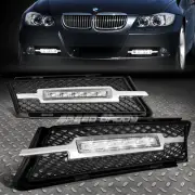 FOR 06-08 BMW E90/E91 3-SERIES BUMPER FOG LAMP LED DAY TIME RUNNING LIGHT BEZEL