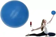 Small Exercise Ball for Between Knees, 6 inch Pilates Ball with Pump, Mini Yoga