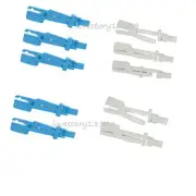 5x Dental X-Ray Film Holder Clip White/Blue Plastic Clamp Radiograph Positioner