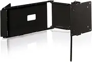 Caratec Flex CFW301S Lockable TV Wall Mount with 3 Pivots Particularly Suitable for Caravans or Caravans - Black